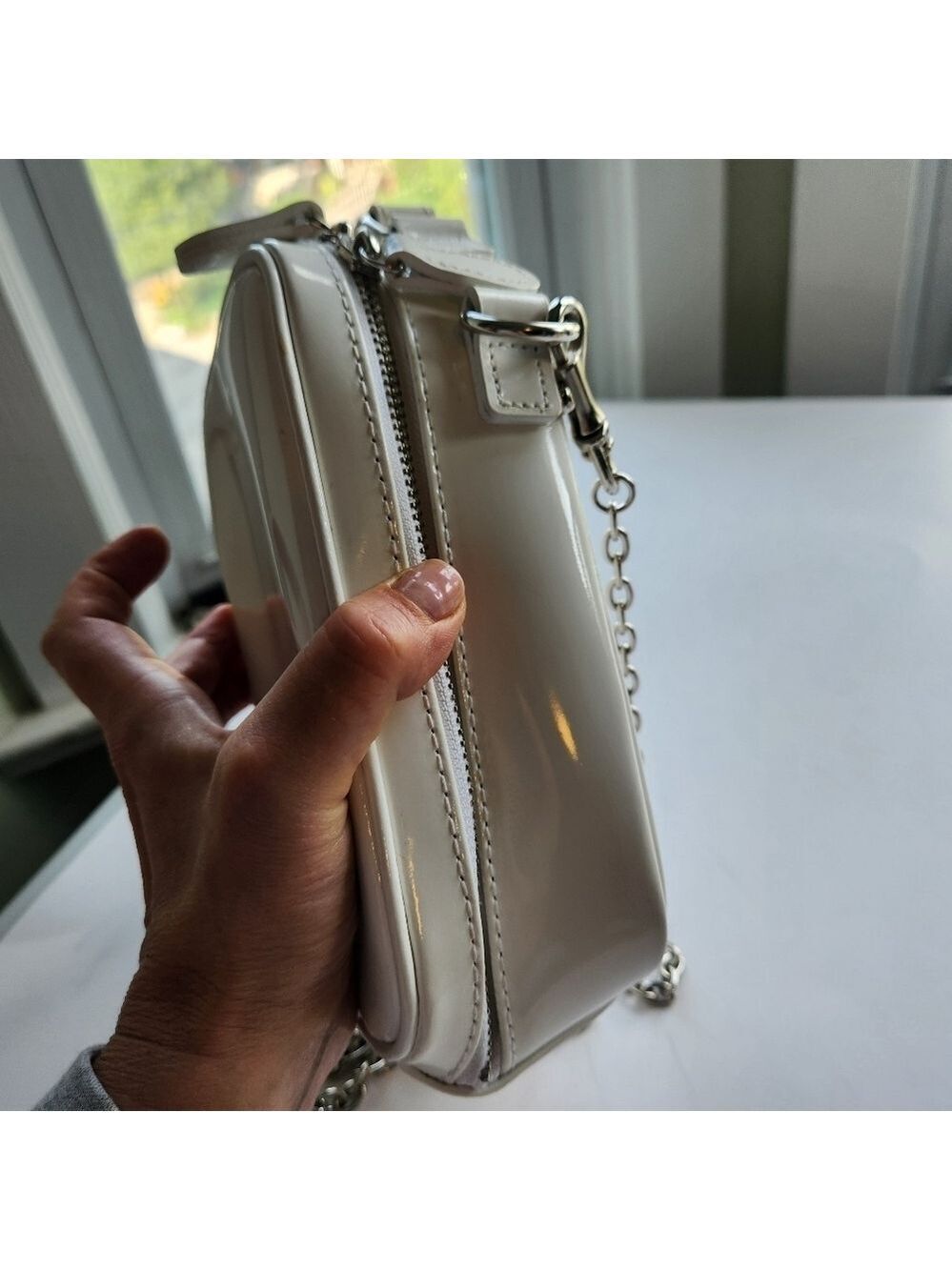 Junya Watanabe white patent leather bag BNWOT - Picture 13 of 14